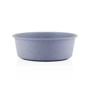 Premium Anti-Skid Stainless Steel Dog Bowl – Easy to Clean Pet Feeder by Pawpourri (32.1 fl oz, Grey)