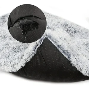 Large Plush Dog Pet Bed – Machine Washable Mat with Non-Slip Bottom for Dogs (43