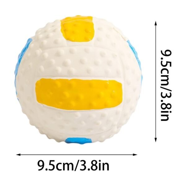 Pet Volleyball Toy – Stuffed Plush Chew-Resistant Sports Toy for Dogs & Cats - Image 5