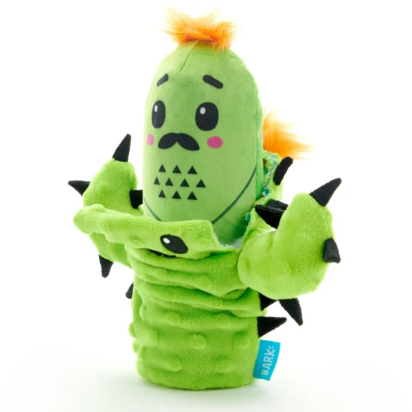 Prickly Pete Dog Toy – Surprise Squeaker Toy Inside (For Extra Small to Small Dogs, Green) - Image 2