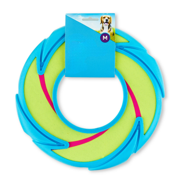 Neon Fetch and Play Buddy Dog Toy – 9" Chew Level 2, Lightweight & Durable Interactive Disc - Image 4